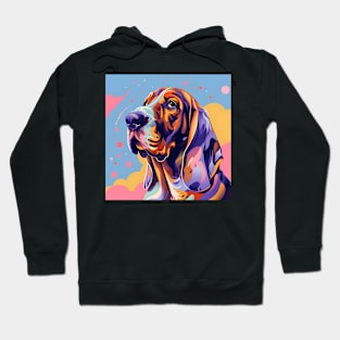 Bloodhound in 70's Hoodie